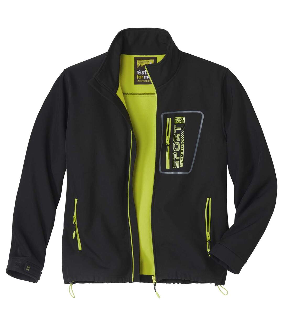 Blouson Softshell Doublé Micropolaire Team Run