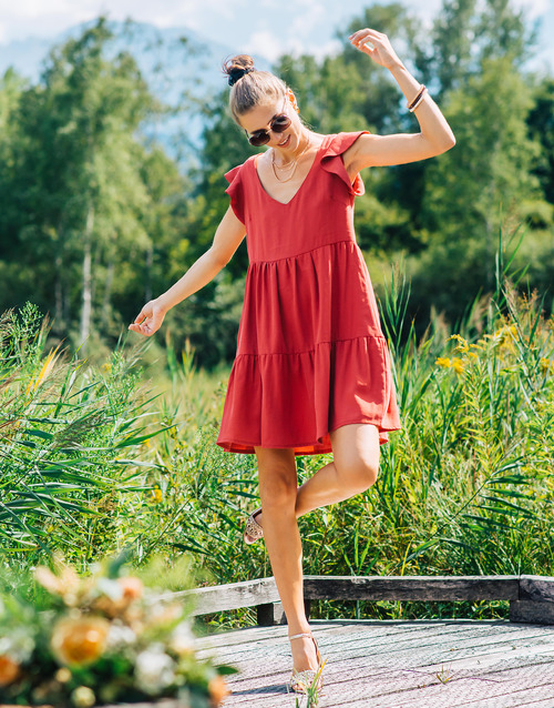Céleste - DAHLIA - Rouge