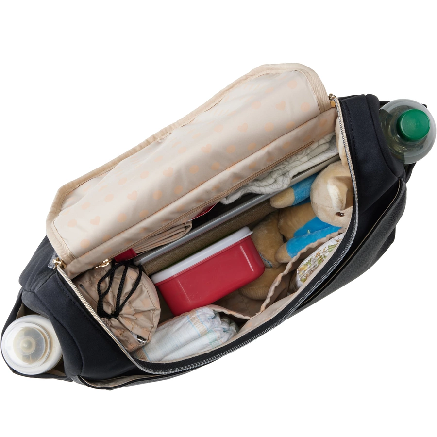 Babymel Wickelrucksack Pippa Vegan Leather Black