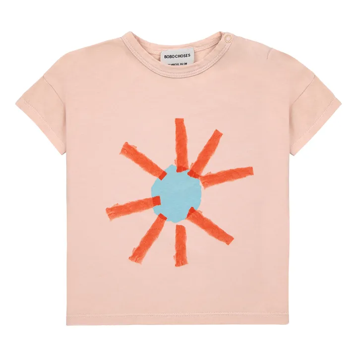 Bobo Choses T-Shirt Coton Bio Soleil | Rose pâle
