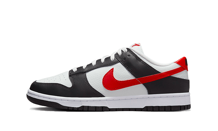 Nike Dunk Low Black White Red - 48h Delivery