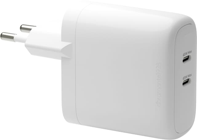 Dbramante1928 2x45W USB-C vægoplader (hvid)