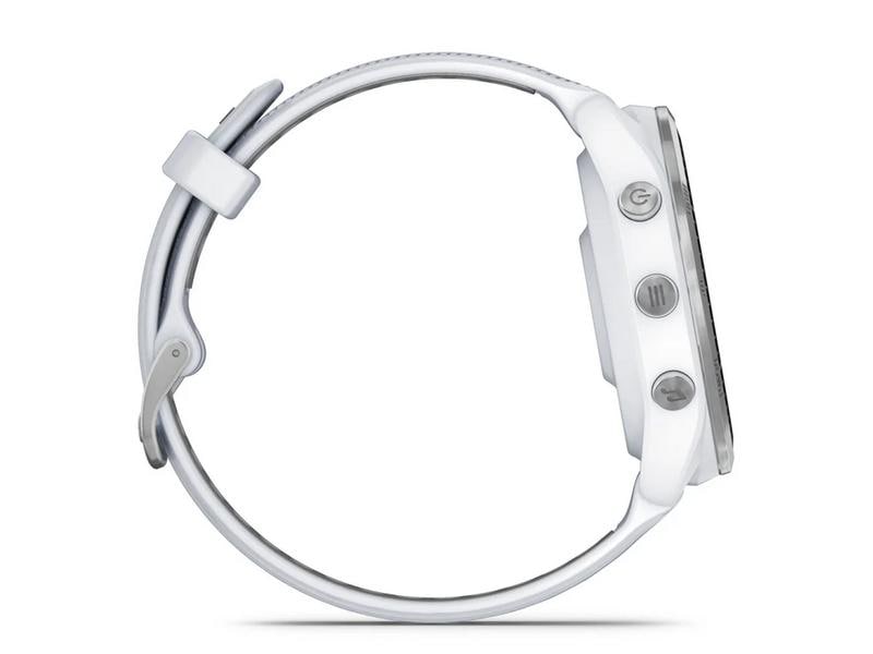 GARMIN Sportuhr Forerunner 965 Weiss Smarte Triathlonuhr