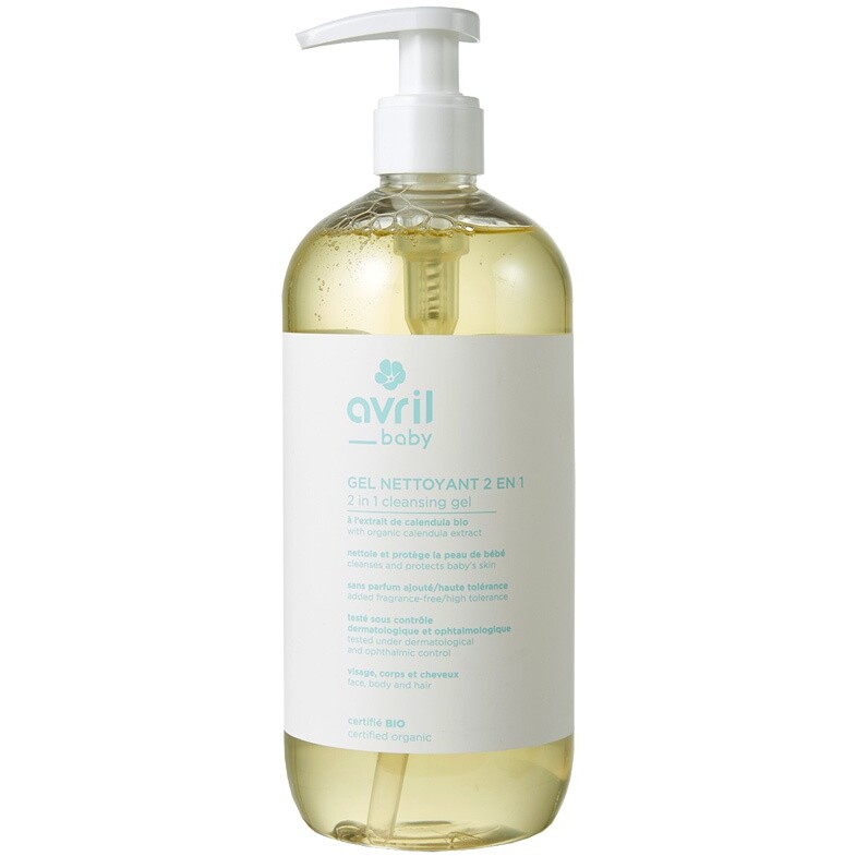 Gel nettoyant 2-en-1 bio - Camomille - Bébé - 500 ml
