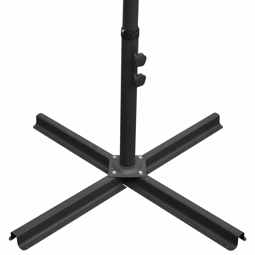 Parasol meuble de jardin en porte-à-faux 3 m vert