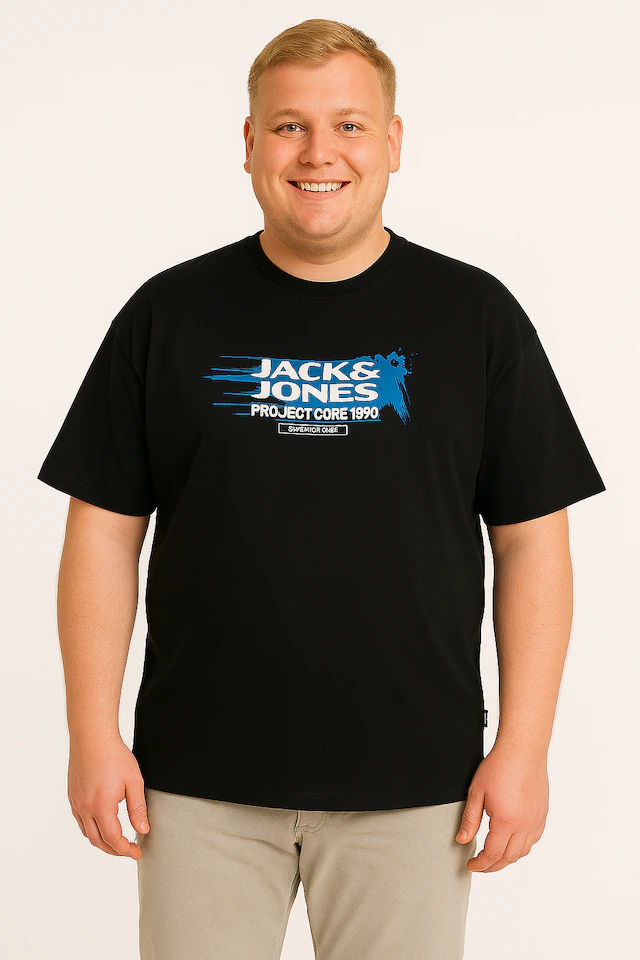 Jack & Jones PlusSize Print-Shirt »JCOCONDOR TEE SS CREW NECK FST PLS«