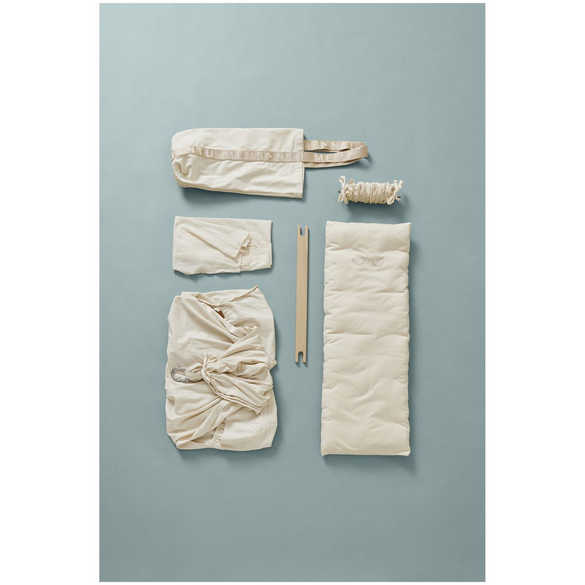 MEMBANTUMEMBANTU   Federwiege Premium Set natur