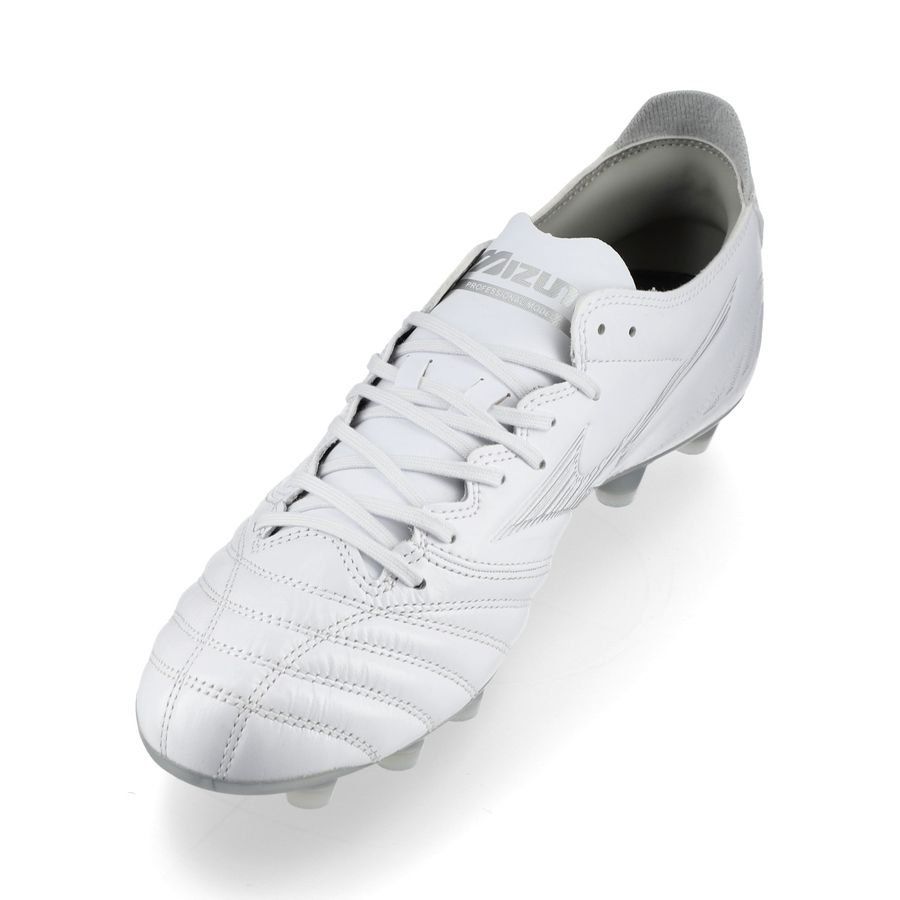 Mizuno Morelia Neo III Pro FG/AG Shining - Blanc/Gris