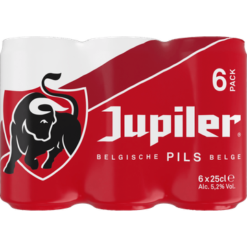 Jupiler - Blik - 6 x 250 ml