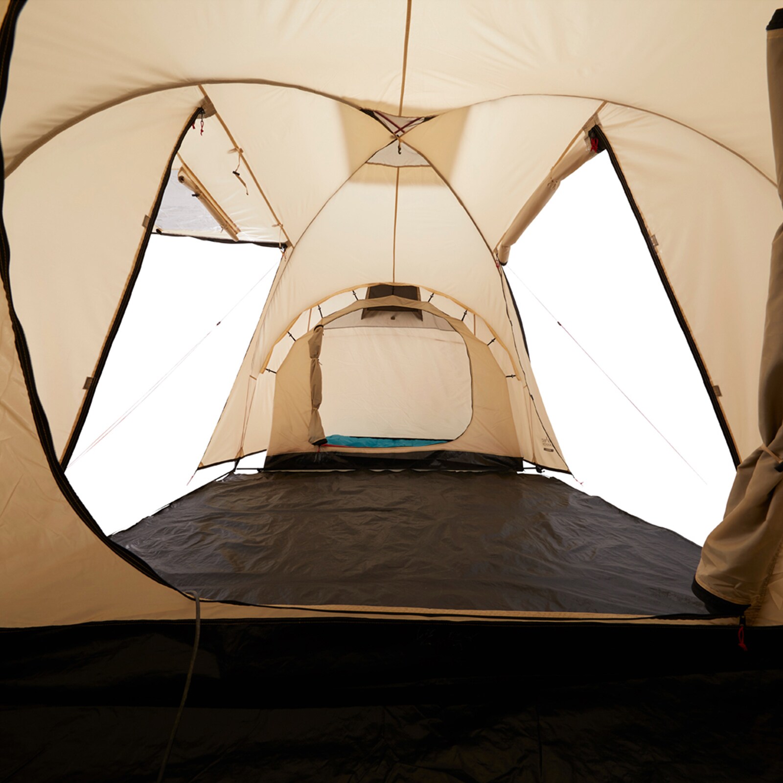 GRAND CANYON Kuppelzelt Atlanta 4 Personen Zelt Iglu Familien Camping Vorraum