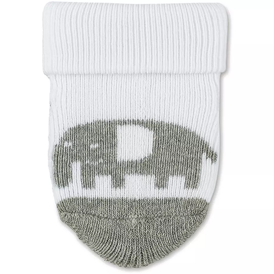 Sterntaler Erstlingssöckchen 3er-Pack Elefant hellgrau