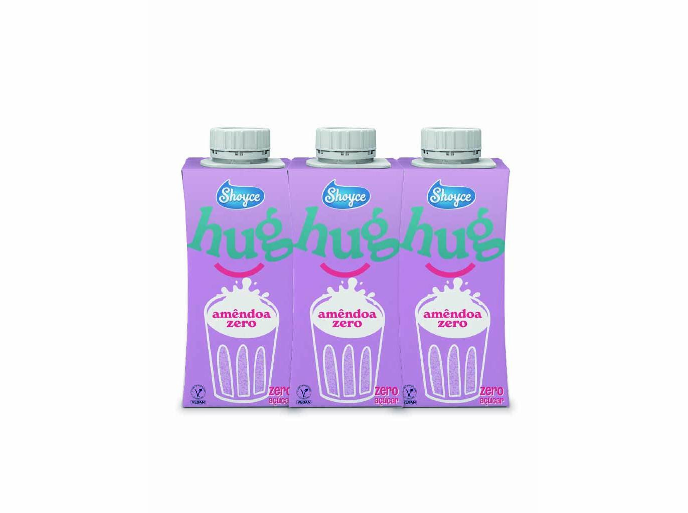 BEBIDA DE AMÊNDOA SHOYCE: 0% AÇUCARES 3X200ML