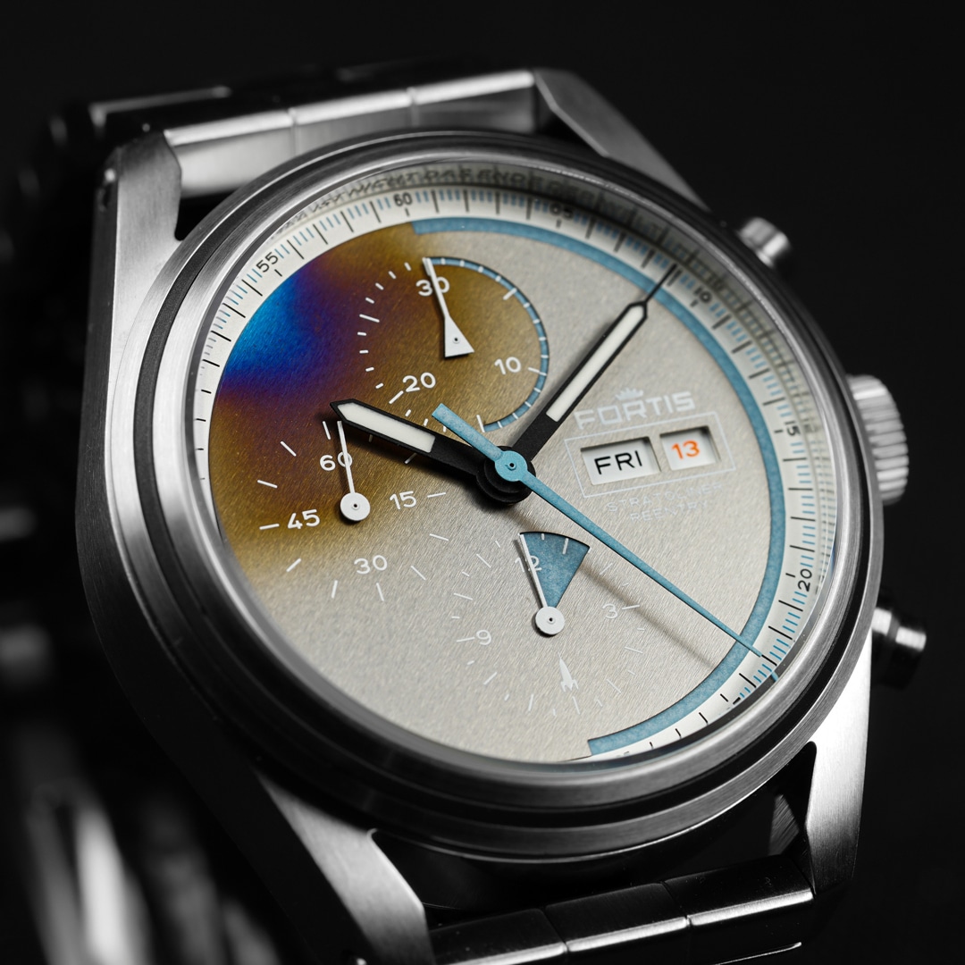 Fortis Stratoliner S-41 Reentry Edition Block Bracelet