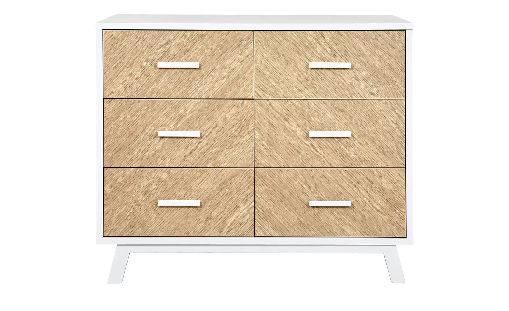 Wickelkommode Venice Fishbone White