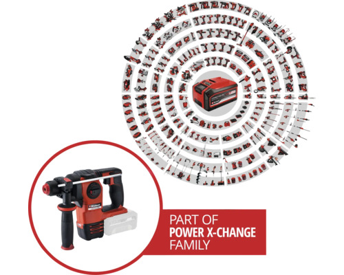 Einhell Power X-Change Herocco accu-boorhamer, zonder accu en lader