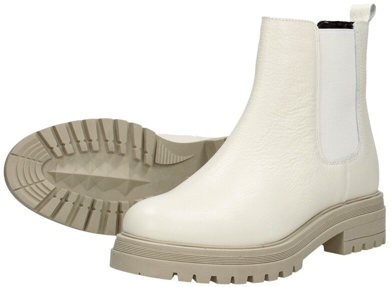 Sub55 Chelsea boots gebroken wit