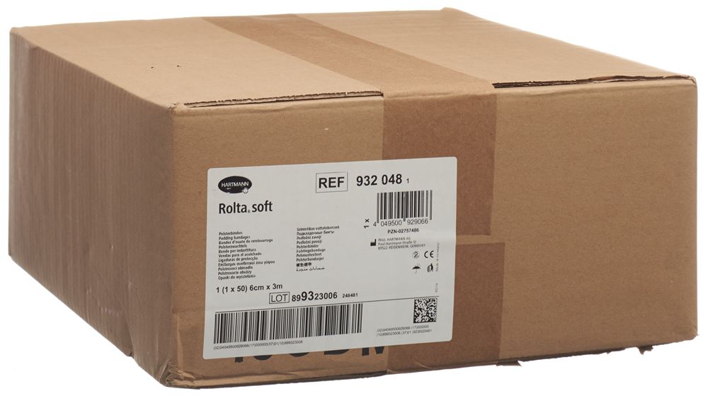 ROLTA SOFT Wattebinde<br>50 Stück, 6cmx3m, synthetisch