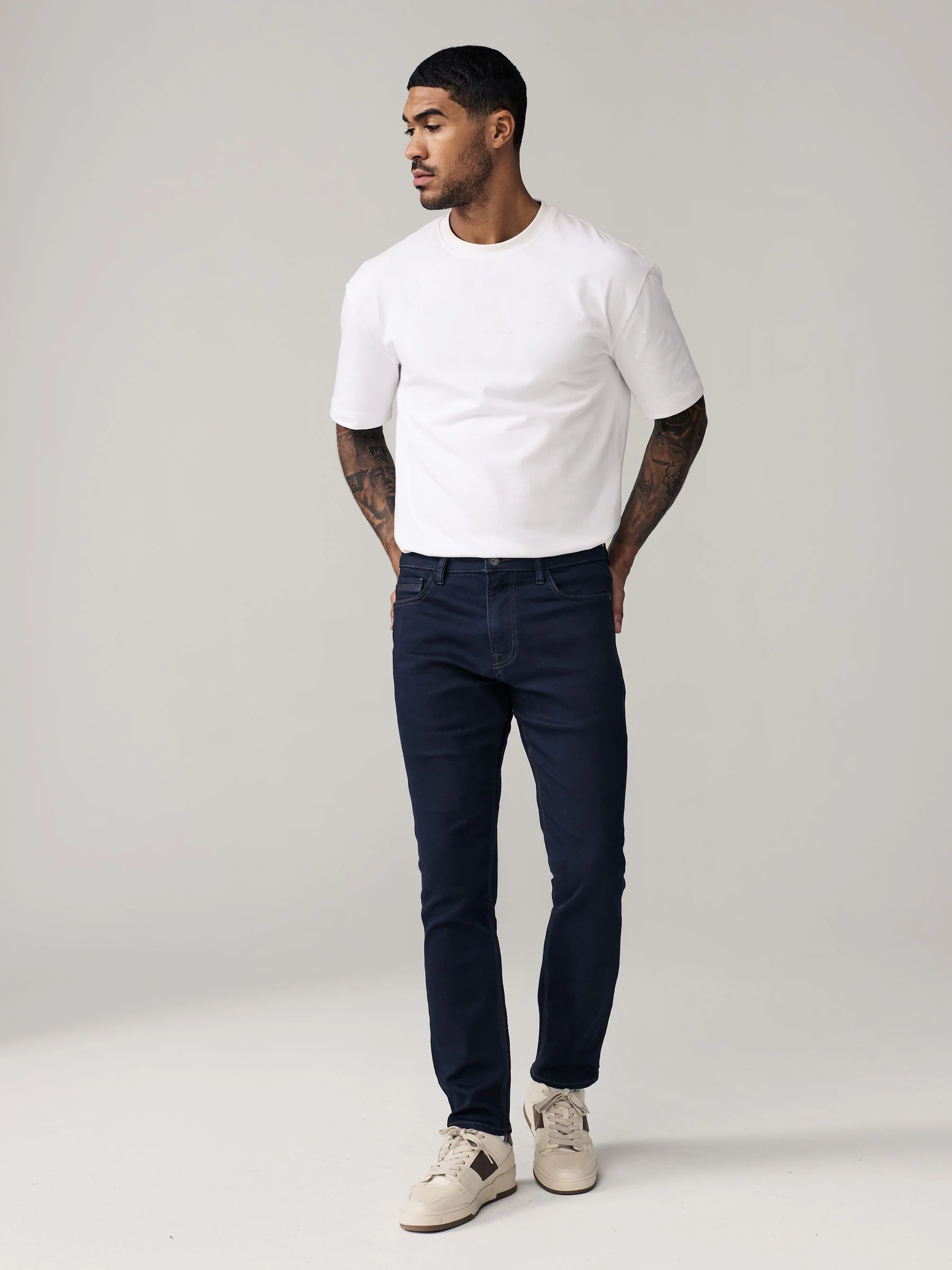 Indigo blauwe wassing - Slim Fit - Comfortabele stretchjeans