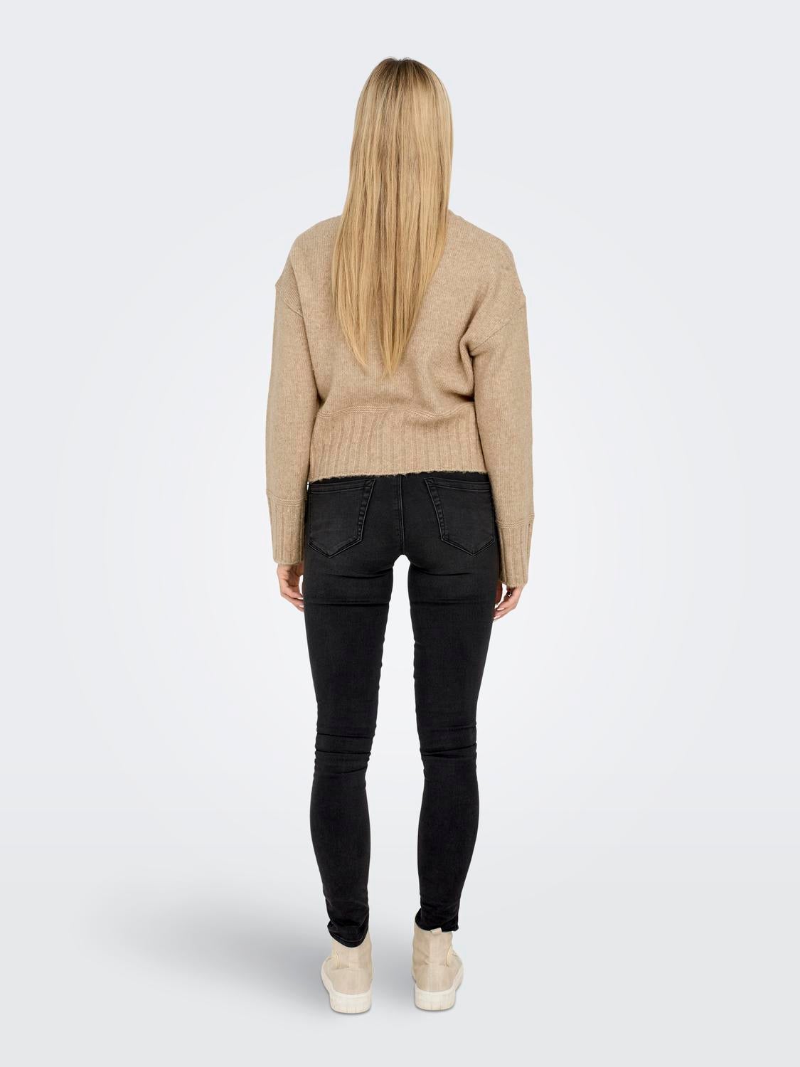 ONLALLIE Strickpullover Irish Cream