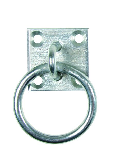 Waldhausen Vastzetrring Muurplaat - Stalbenodigdheden - 5x5xØ6.5 cm Chroom Metaal