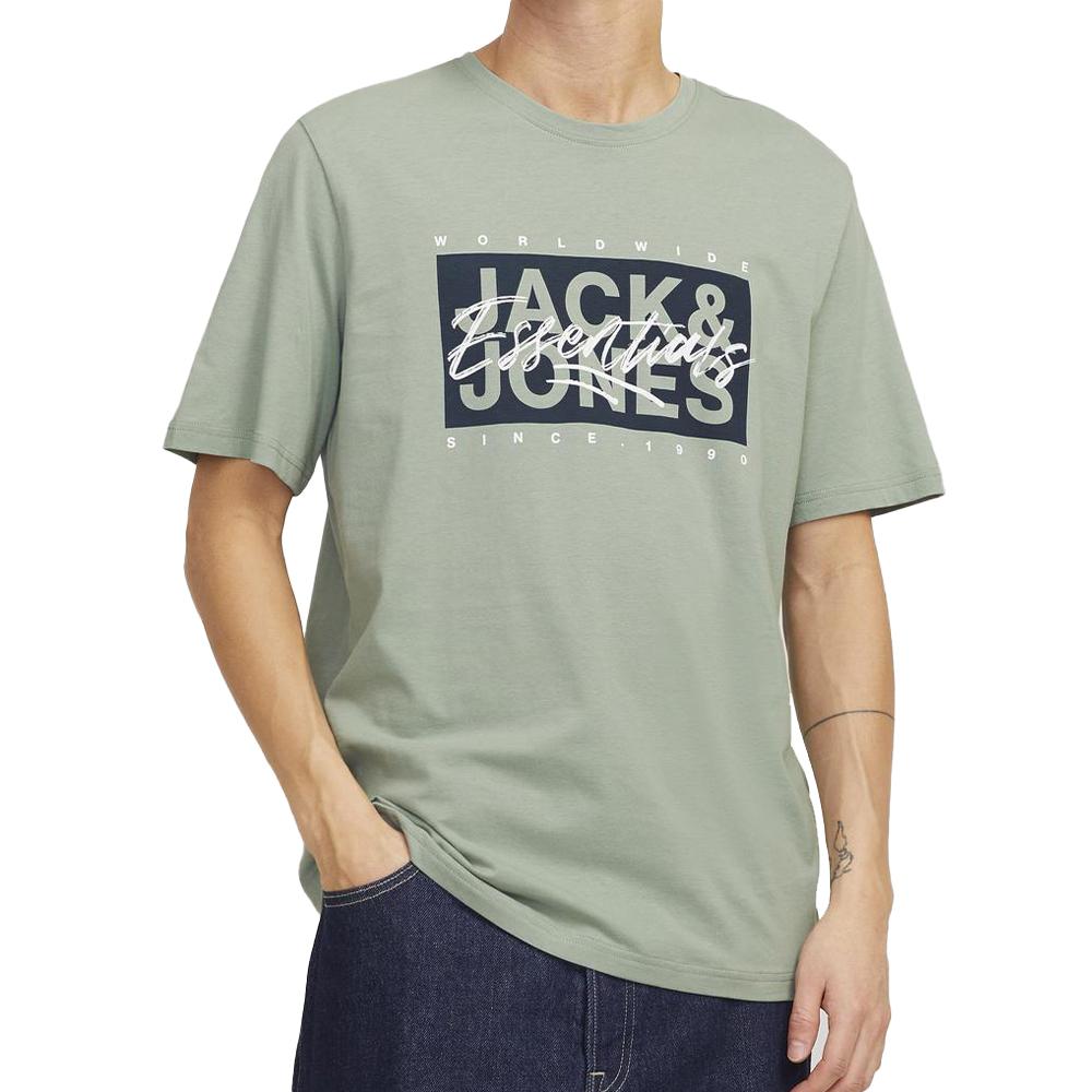 Jack & Jones T-shirt Vert Homme Jack & Jones Colton
