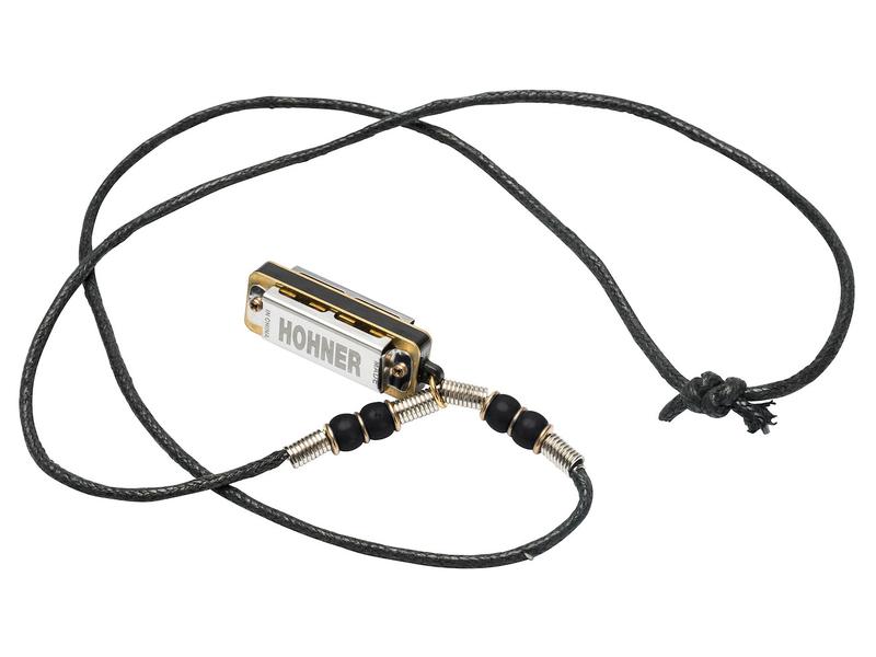 Hohner Mundharmonika Miniature Mini Harp Halskette – C-Dur Mini-Mundharmonika aus Kunststoff