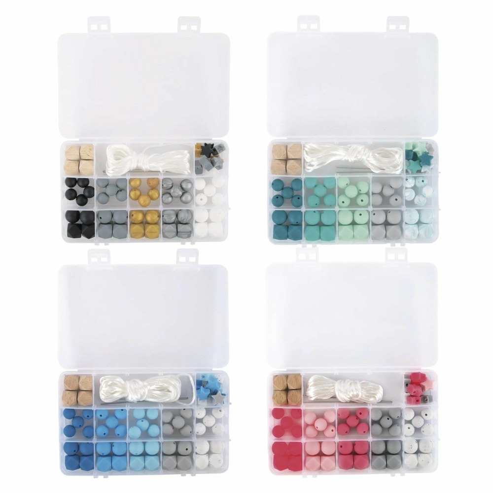 Coffret 220 perles en silicone