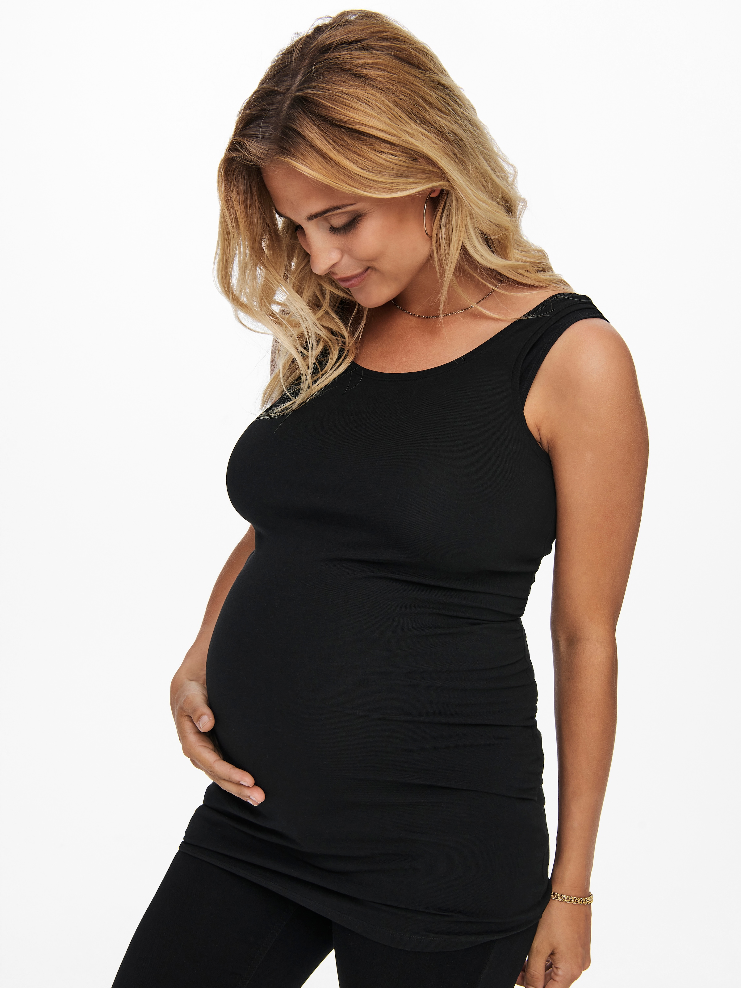 ONLY MATERNITY Umstandstop »OLMLOVELY LONG TOP TT 2PCK JRS NOOS«, 2 Stk.