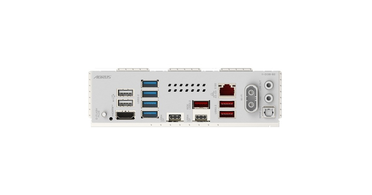 GIGABYTEX870E AORUS PRO ICE socket AM5 moederbord  (Zilver/wit, RAID, 2.5 Gb-LAN, WLAN, BT, Sound, ATX)