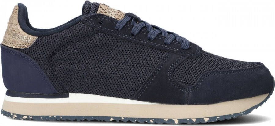 WODEN Lage Sneakers Dames Ydun Icon Maat: 42 Materiaal: Mesh Kleur: Blauw