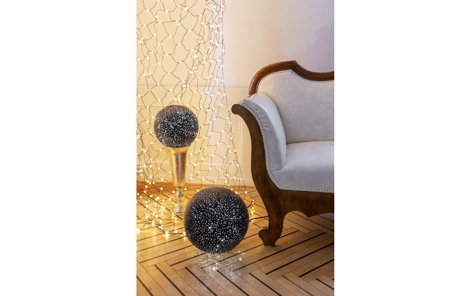 LED-Lichternetz Angel 800 LED, Schwarz<br>LED Weihnachtsdekoration für den Innen- und Aussenbereich