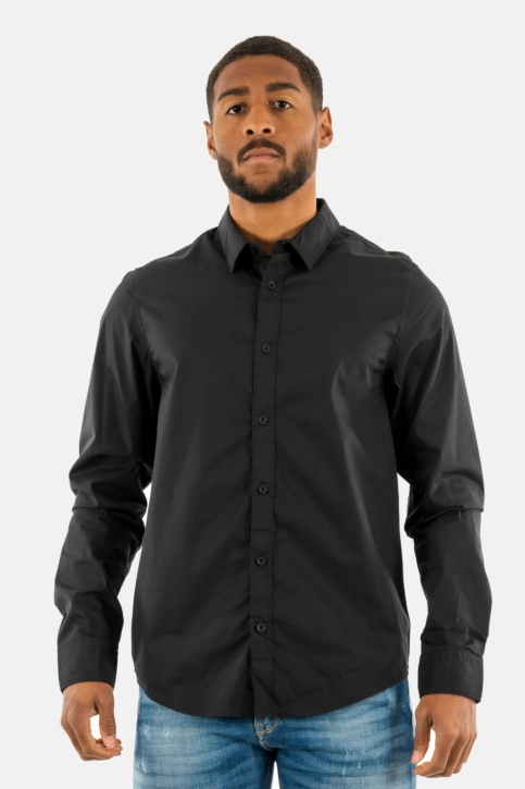 Chemise freeman t. porter yoris poplin stretch co78 12 black