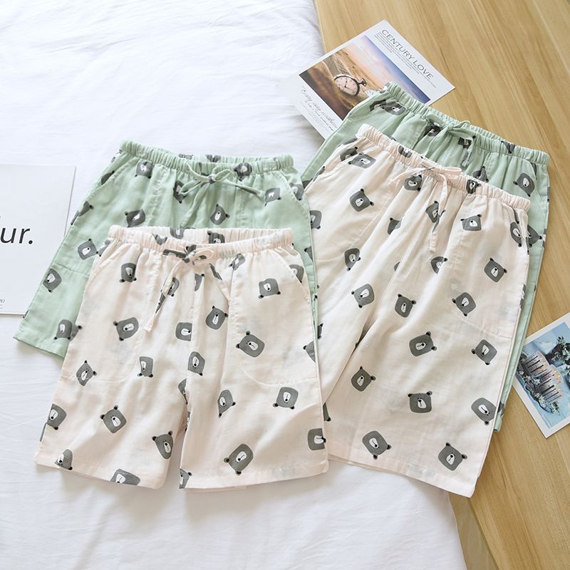 MelMount - Pyjamashorts met bijpassende print voor koppels