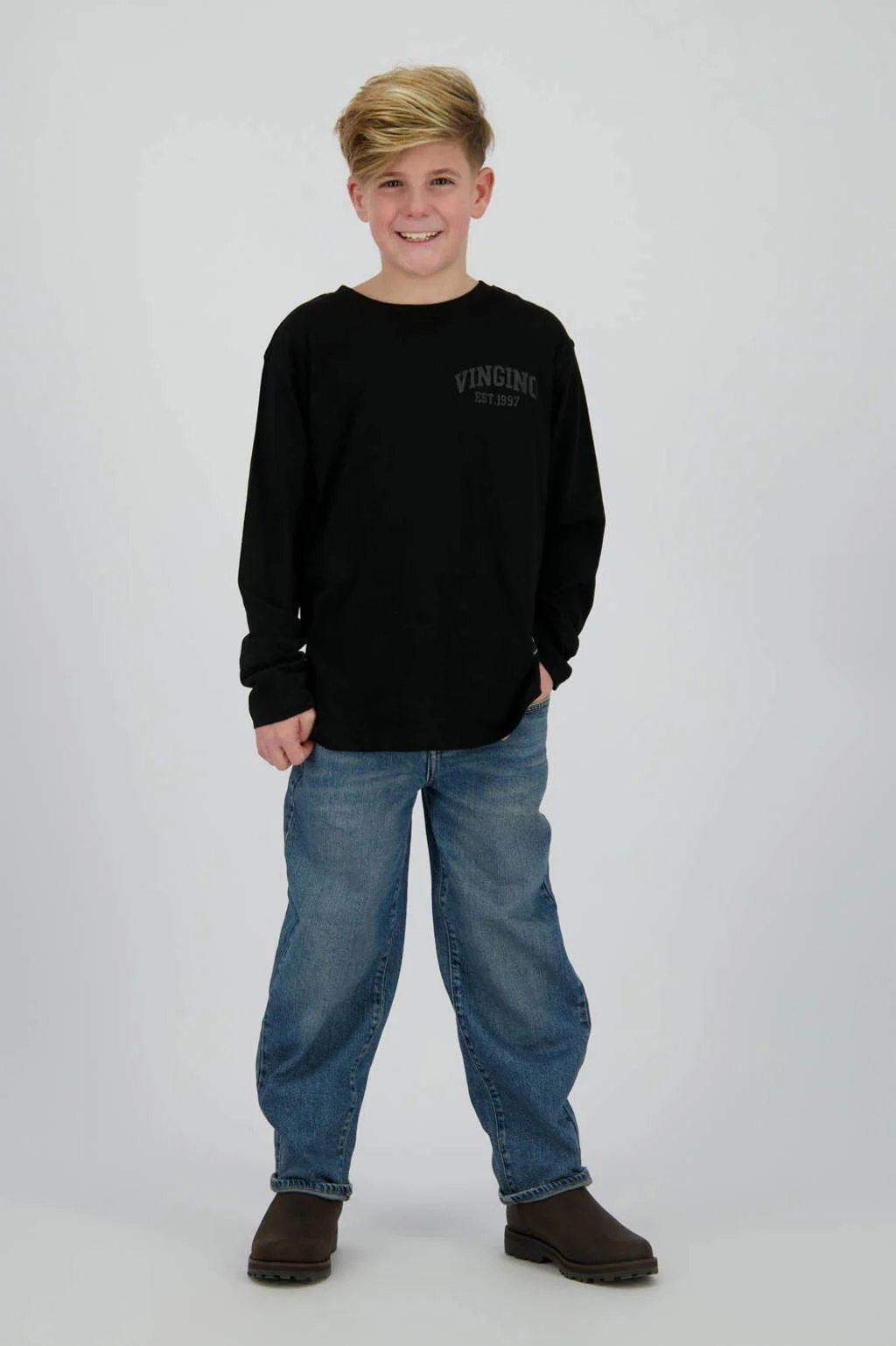 Vingino longsleeve zwart