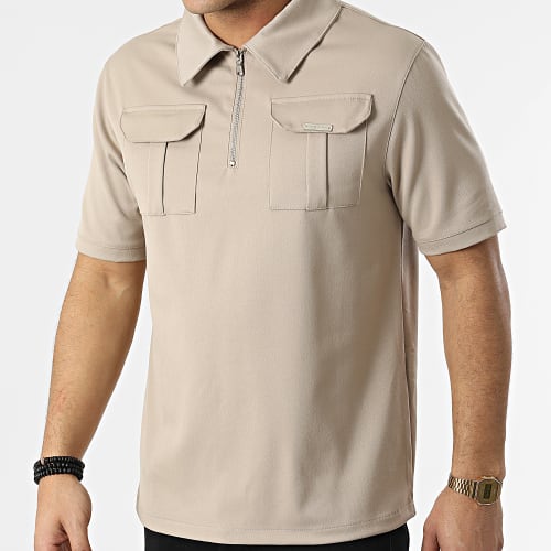 Polo A Manches Courtes TS-14 Beige