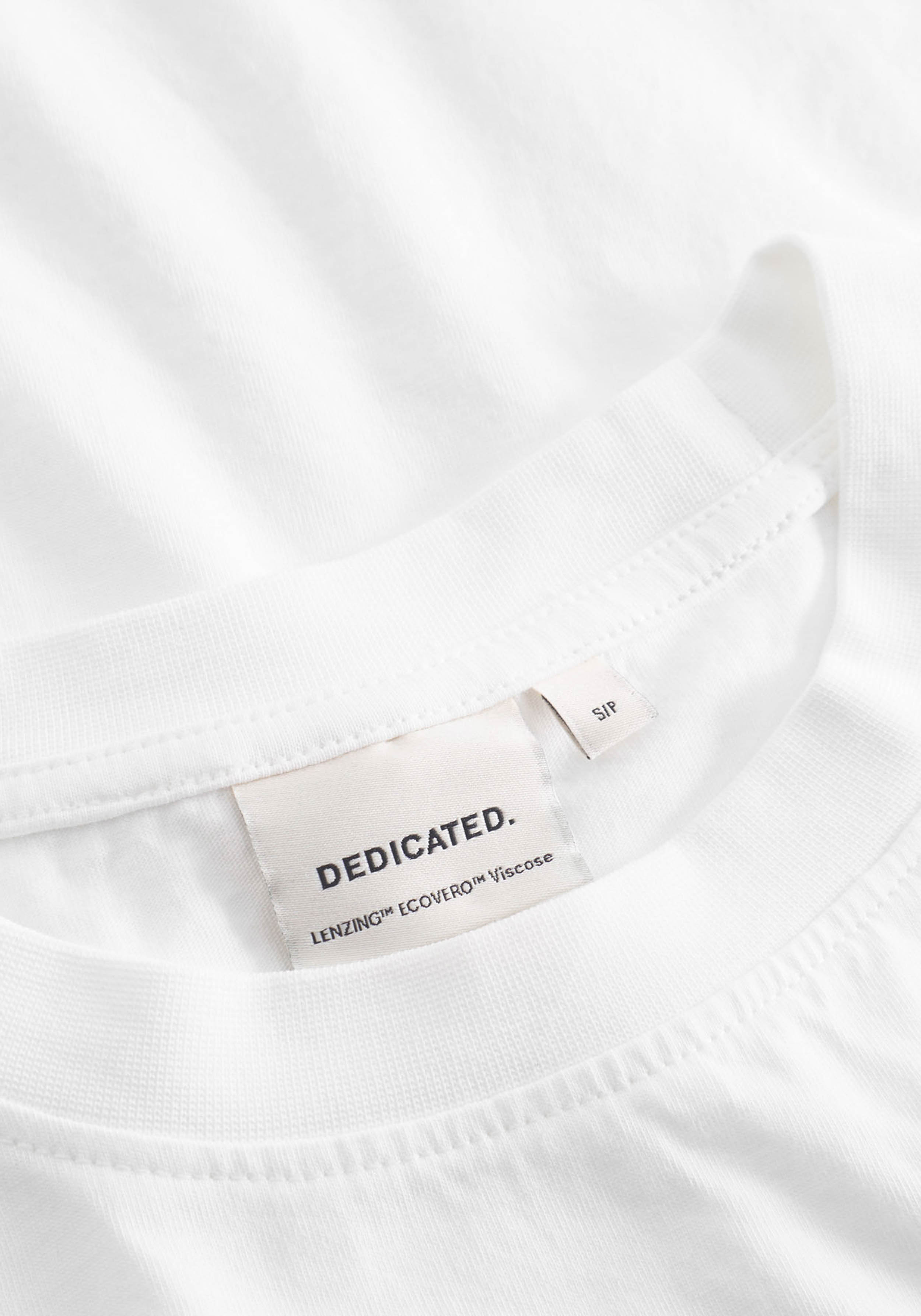 Dedicated T-Shirt Vadstena Lemon Branch White