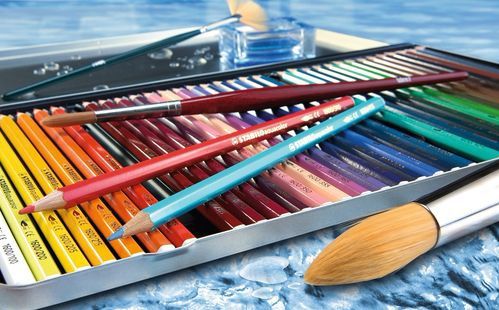 STABILO Aquacolor - Aquarel Kleurpotlood - Etui Met 24 Kleuren