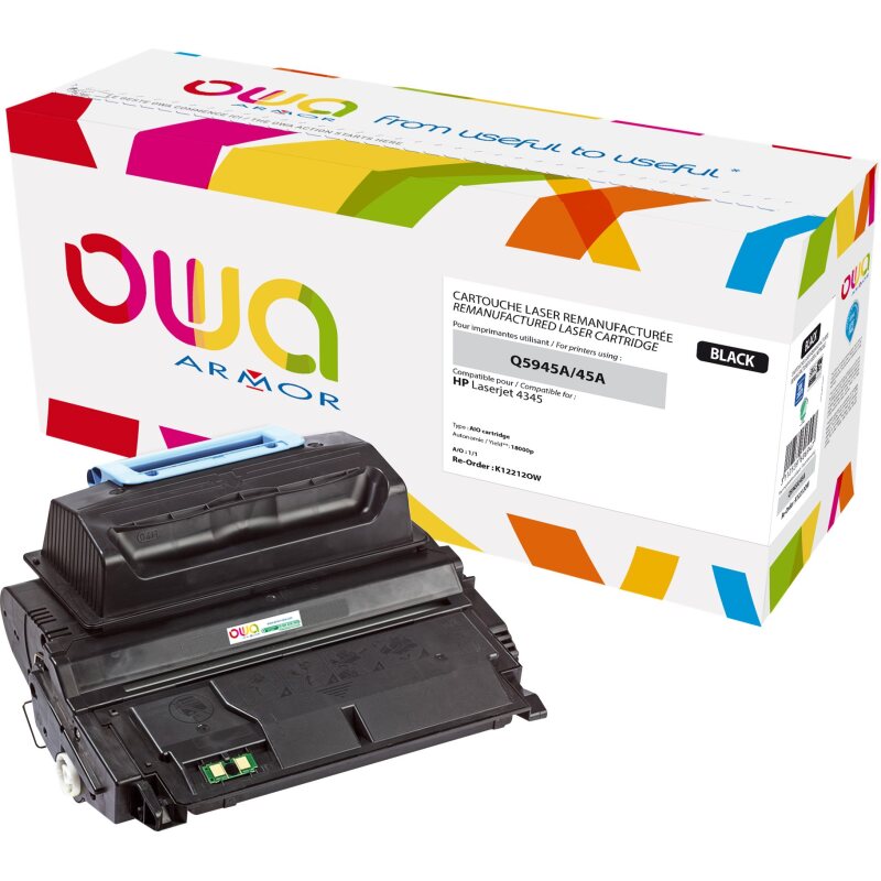 Toner remanufacturé OWA - standard - Noir - pour HP Q5945A