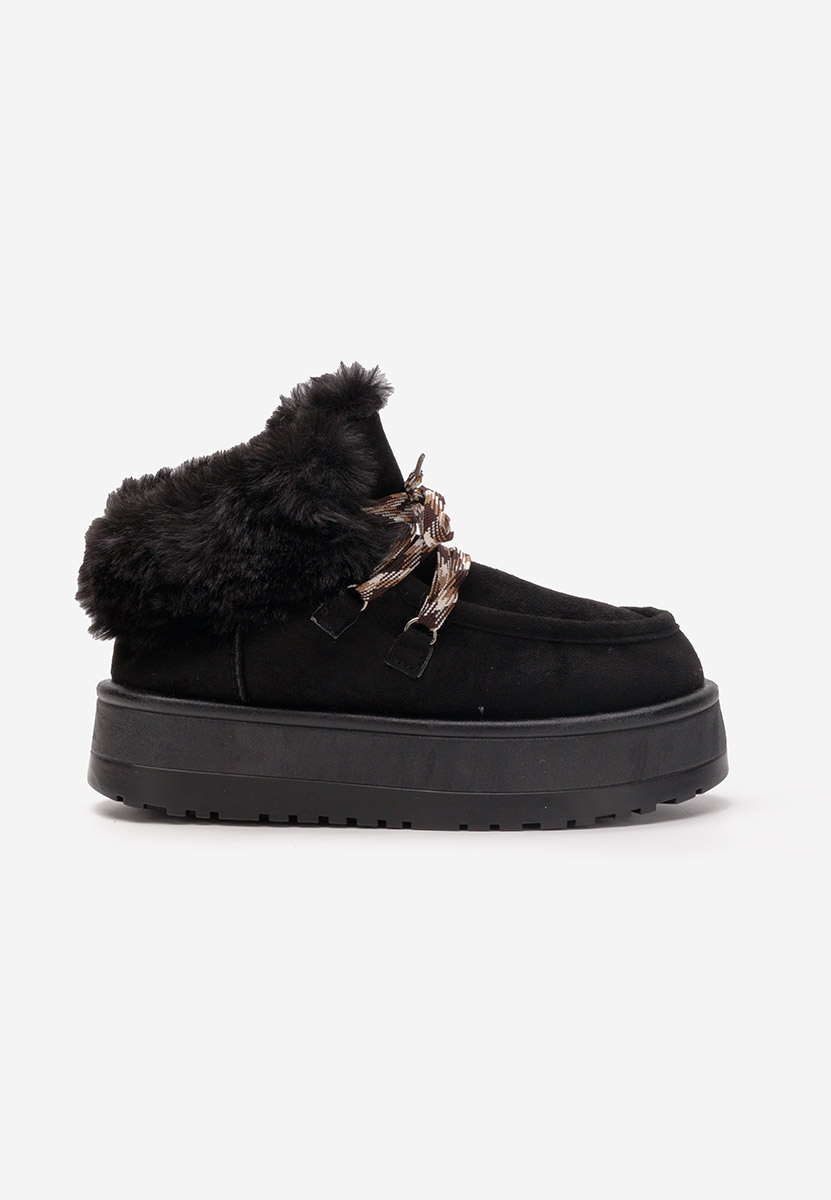 Bottines à plateforme noires Aseva V2