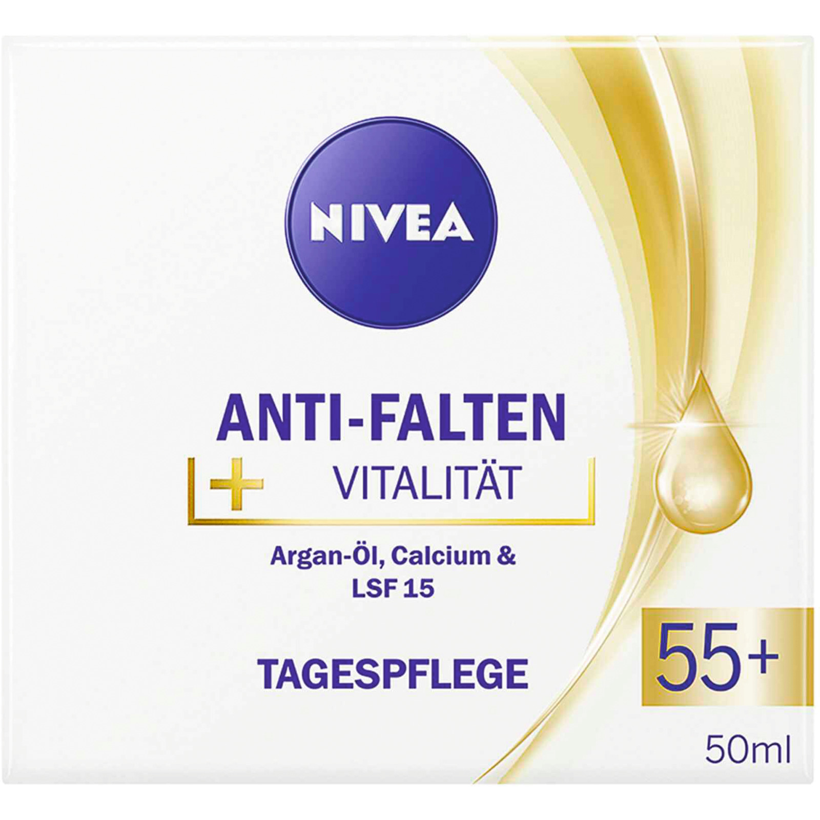 Nivea Anti-Falten + Vitalität Tagespflege 55+ 50 ml