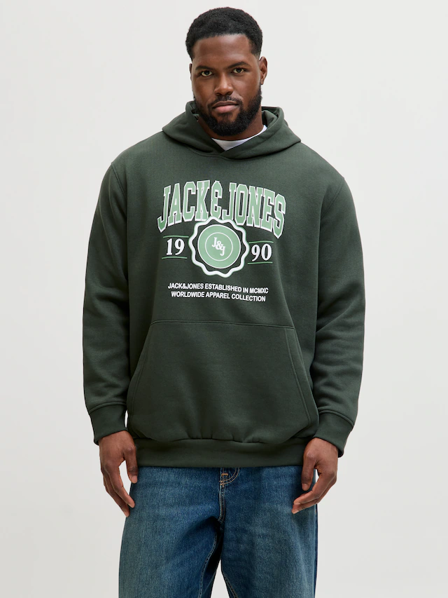 Jack & Jones PlusSize Kapuzensweatshirt »JJMAKO SWEAT HOOD PLS«