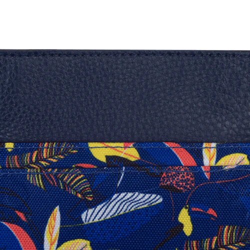 Porte-cartes Machu Picchu bleu marine