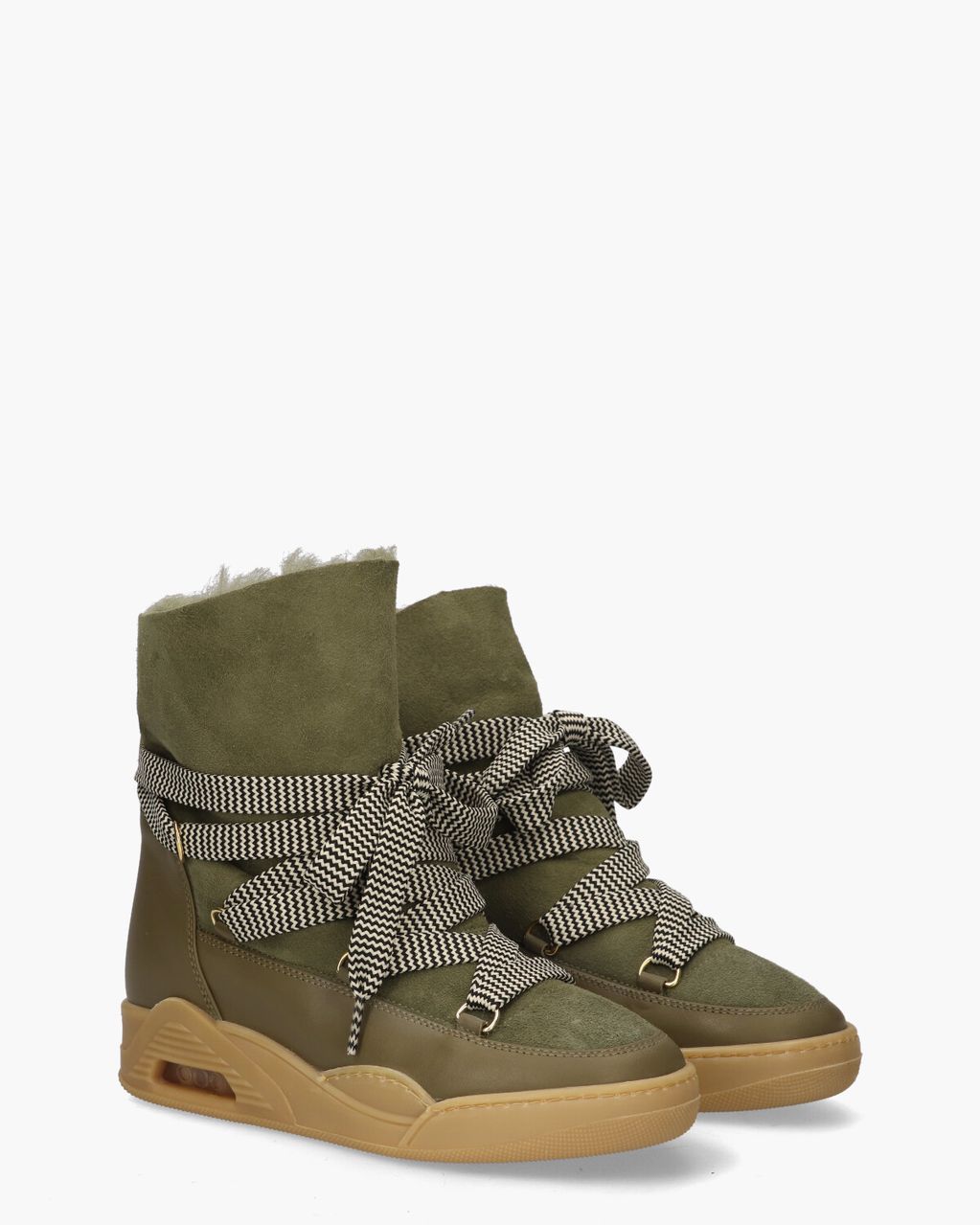 Serafini Mmon ZV Groen Dames Veterboots