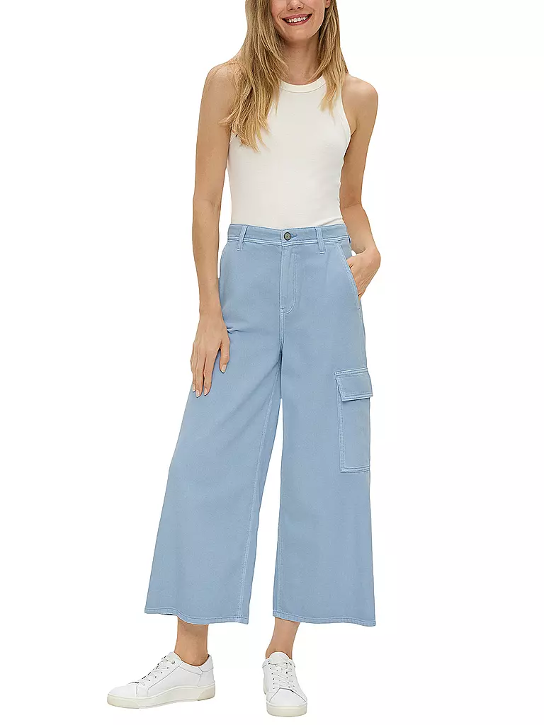 S.OLIVER Culotte blau