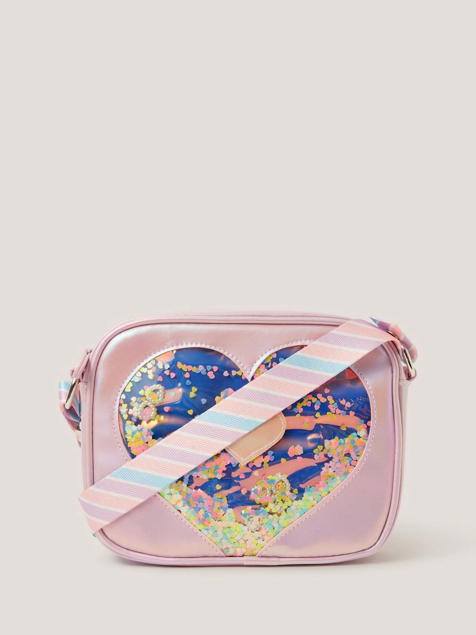 Monsoon Confetti Heart Cross-Body Bag
