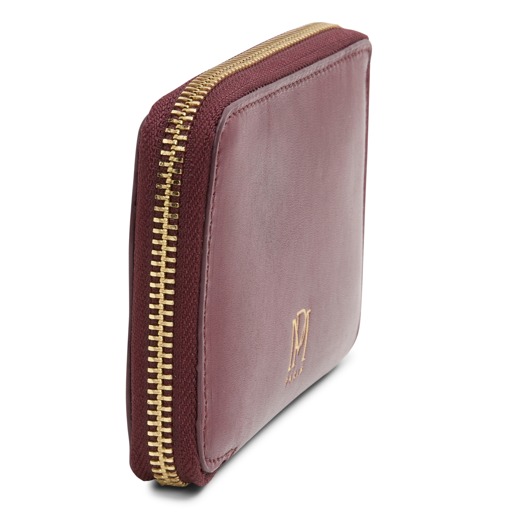 EDOUARD - Portefeuille compact en cuir| Rouge
