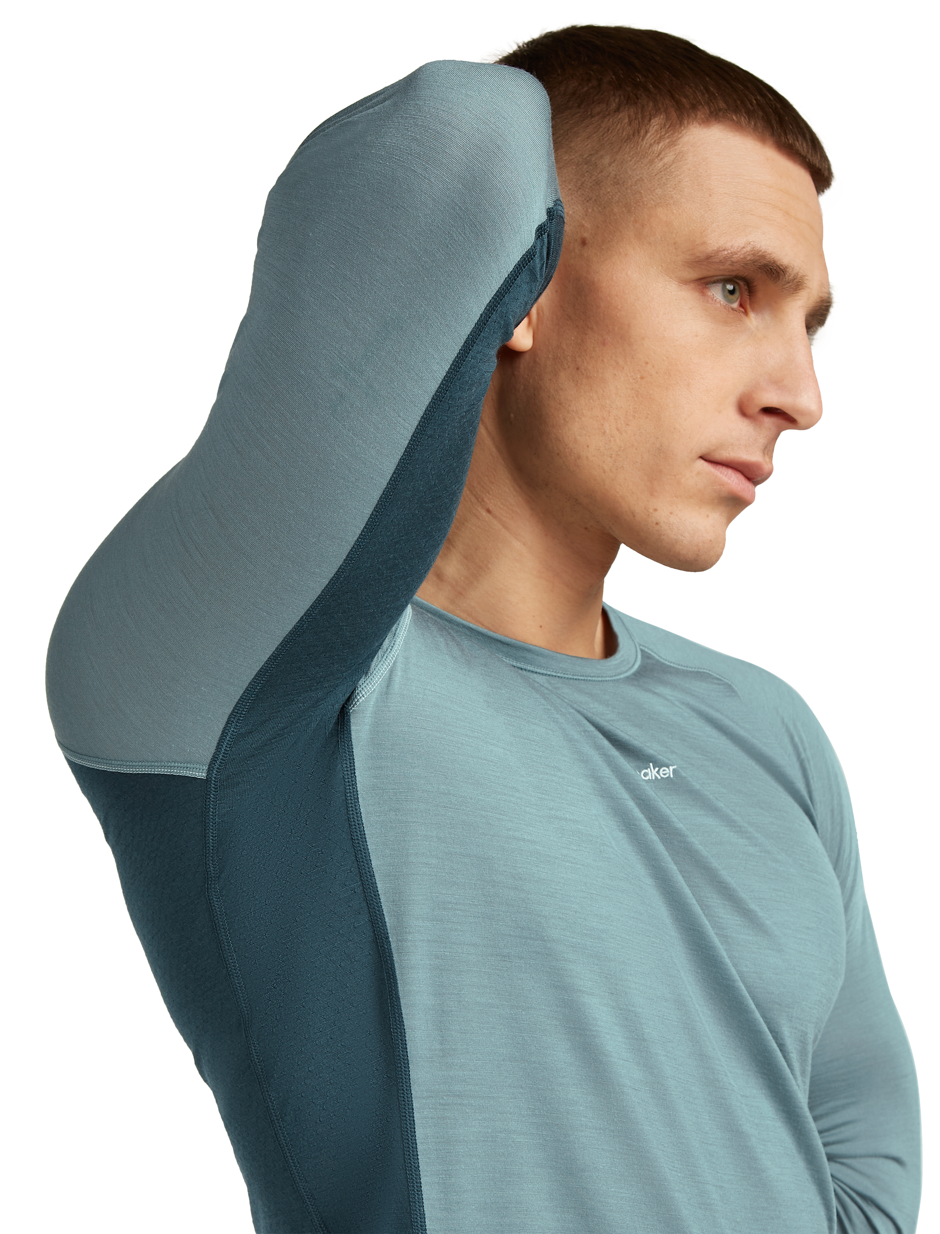 Mer 125 ZoneKnit LS Crewe Herre Abyss/Blue Ash/CB