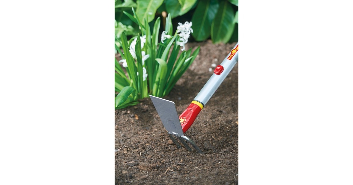 WOLF-Gartenmulti-star iL-M 3 Dubbelhak schoffel  (Rood/geel)