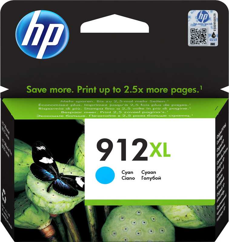 HP 912XL Tintenpatrone, cyan
