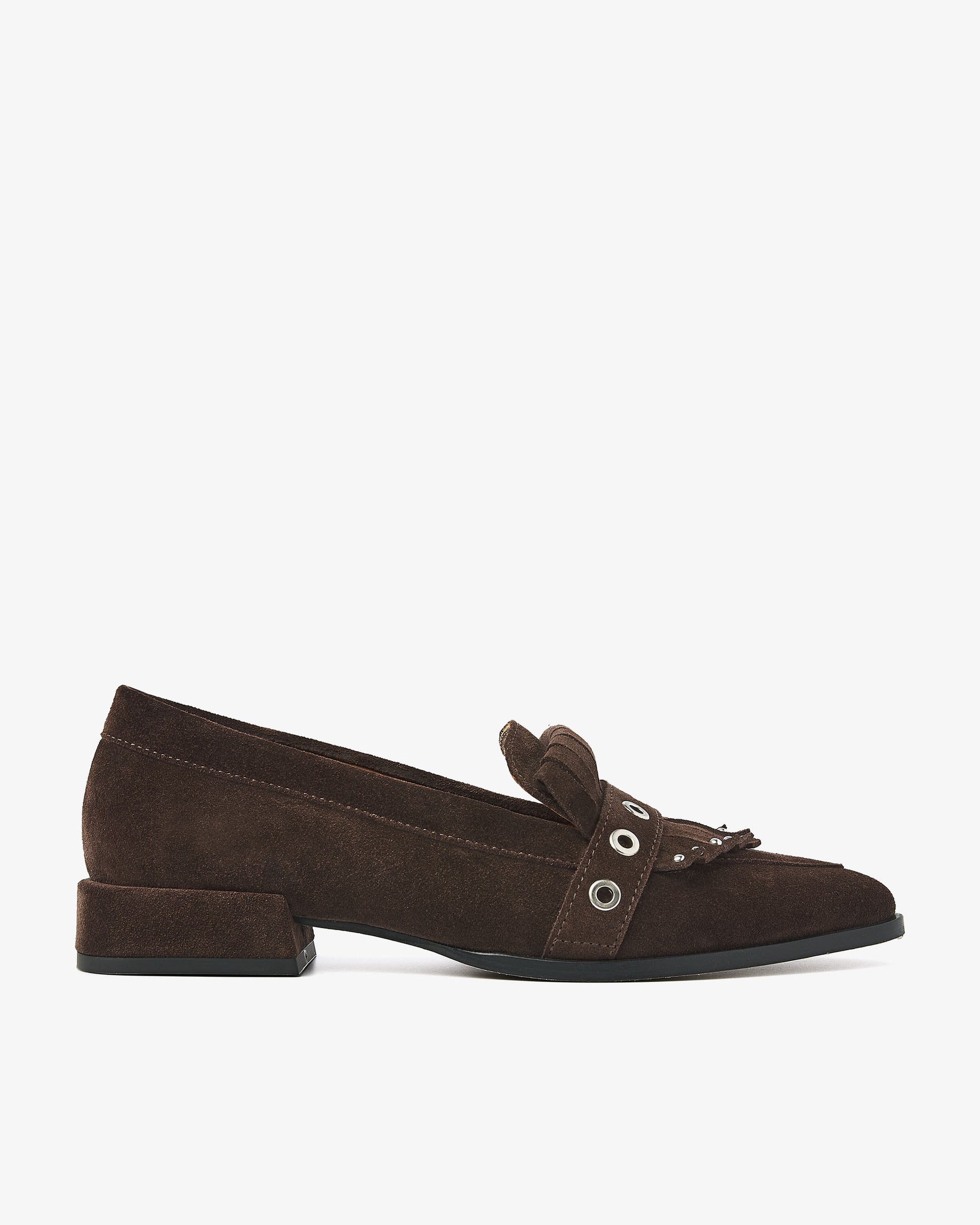 VIA VAI bruine dames loafers Jazz Emily